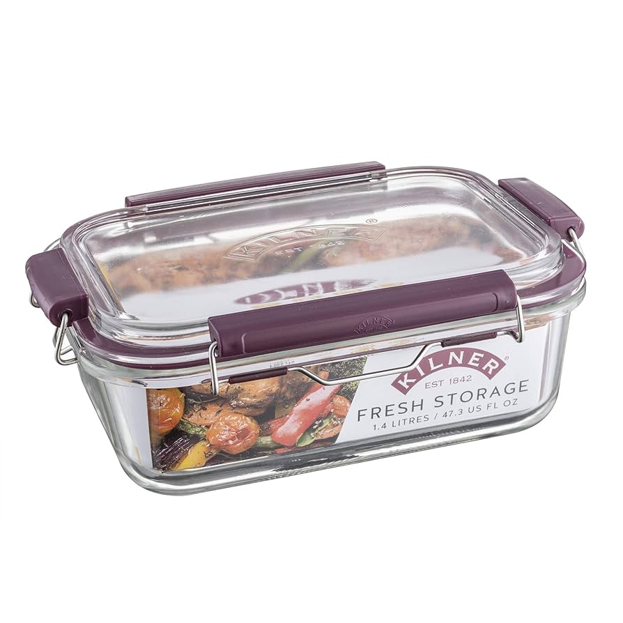 Amazon｜Kilner フレッシュストレージガラスタッパーウェア 丈夫